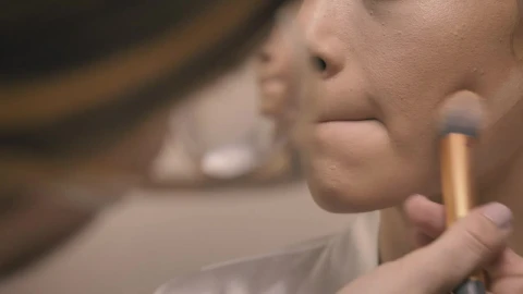 Stock Video Face Of A Bride Being Made Up Live Wallpaper For PC - Of Wallpaper