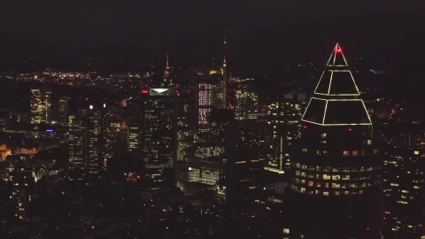 Stock Video Epic Night Shot Of A Metropolis With Skyscrapers Live Wallpaper For PC - Epic Wallpaper