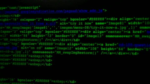Stock Video Green Code Scrolling On A Monitor Live Wallpaper For PC animated wallpaper preview
