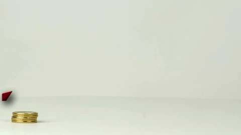 Stock Video Graph Of Money Growing With Coin Towers Underneath Live Wallpaper For PC animated wallpaper preview