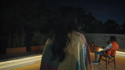 Stock Video Girl Bringing Marshmallows For Campfire With Friends Live Wallpaper For PC - Live Wallpaper
