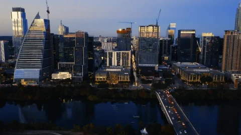 Stock Video General View Of A Big City From The Heights Live Wallpaper For PC - Live Wallpaper