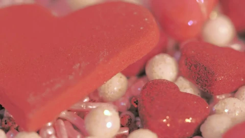 Stock Video Heart Shaped Candies Animated Wallpaper - Animated Wallpaper