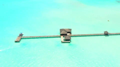 Stock Video Long Dock In The Sea Animated Wallpaper - In Wallpaper