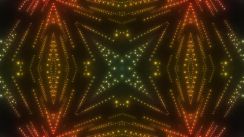 Stock Video Lines Of Blinking Dots In Symmetrical Patterns Animated Wallpaper - In Wallpaper