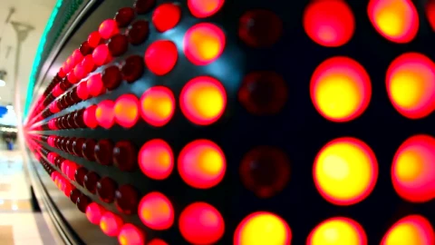 Stock Video Lights In The Board Close Up Animated Wallpaper - In Wallpaper