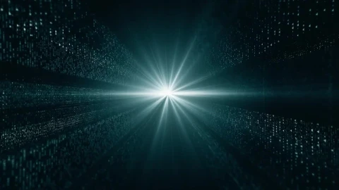 Stock Video Light In The Background Of A Virtual D Database Animated Wallpaper animated wallpaper preview
