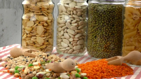 Stock Video Legumes In Beautiful Presentation Animated Wallpaper - In Wallpaper