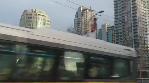 Stock Video Large Buildings From The Window Of A Train Smal Animated Wallpaper - Made in abyss Wallpaper