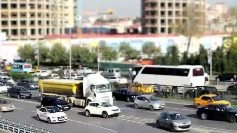 Stock Video Large Avenues Full Of Cars In A City Smal Animated Wallpaper - In Wallpaper