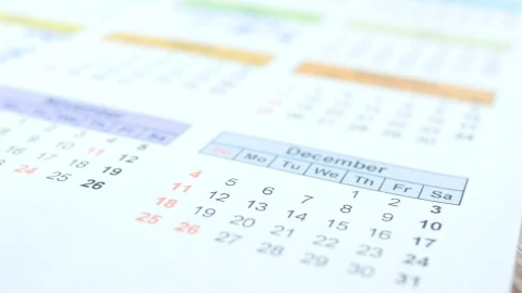 Stock Video Marking A Calenda Animated Wallpaper animated wallpaper preview