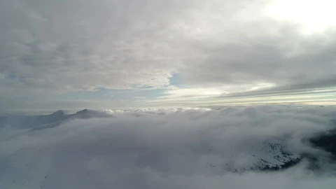 Stock Video Panorama Of A Misty Cold Landscape On A Cloudy Day Live Wallpaper – Free Live Wallpaper