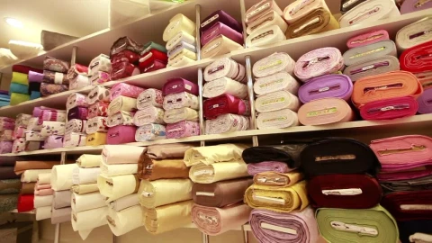 Free Stock Video Shelf Full Of Fabric Rolls In A Store Live Wallpaper - Re zero Wallpaper