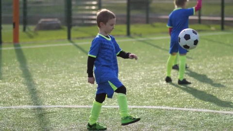 Free Video Stock Soccer Player Kicking A Ball During Training Live Wallpaper - Video Wallpaper
