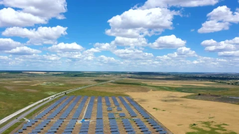 Free Video Stock Solar Panels And The Highway On The Countryside Live Wallpaper - Video Wallpaper