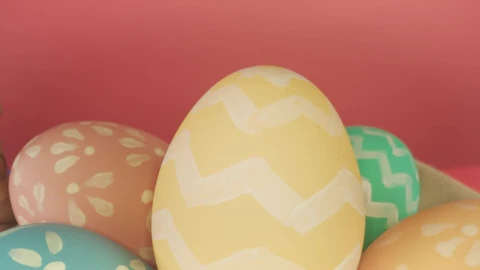 Free Video Stock Spinning Shot Of Easter Eggs Live Wallpaper - Video Wallpaper