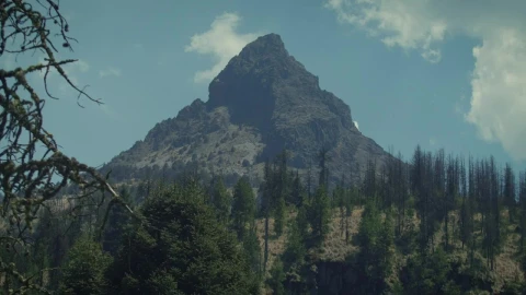 Free Video Stock timelapse of a mountain in a forest Live Wallpaper – Free Live Wallpaper