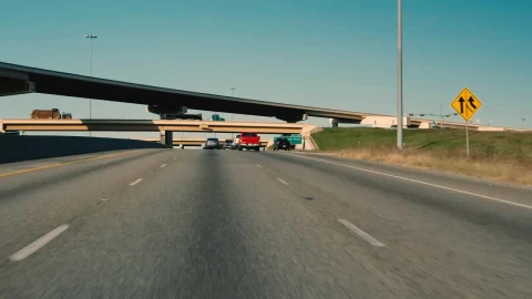 Free Stock Video Traveling Down A Highway On A Sunny Day Live Wallpaper - Stock Wallpaper