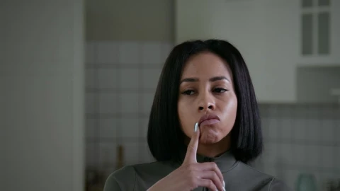 Free Stock Video Young Woman Overthinking Live Wallpaper - Stock Wallpaper