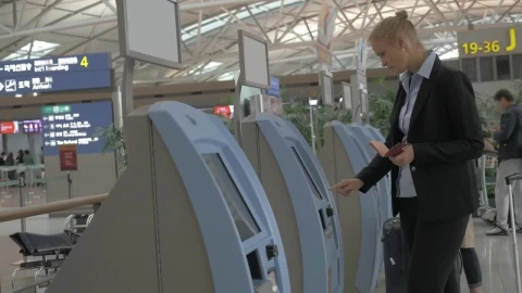 Stock Footage Using A Self Service Machine Live Wallpaper animated wallpaper preview