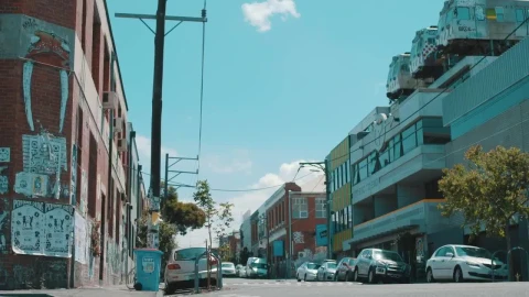 Stock Footage Urban Hipster Riding In A City Street Live Wallpaper animated wallpaper preview