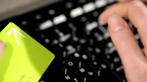 Stock Footage Typing A Credit Card Number Live Wallpaper animated wallpaper preview