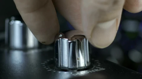 Stock Footage Turning A Silver Dial Live Wallpaper - Silver Wallpaper