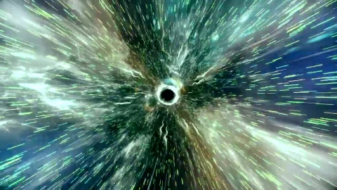 Stock Footage Traveling Through A Galactic Worm Tunnel Live Wallpaper animated wallpaper preview