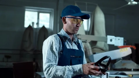 Stock Footage Worker Putting On Headphones Live Wallpaper Free - Wallpaper Wallpaper