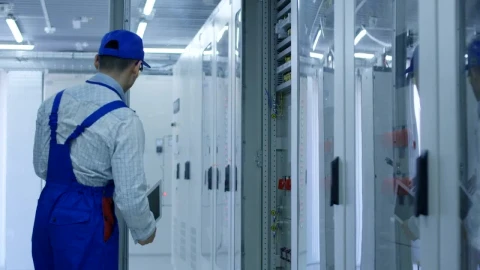 Stock Footage Worker Closing The Door In A Factory Live Wallpaper Free - Wallpaper Wallpaper