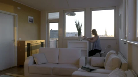 Stock Footage Working From Home During The Day Live Wallpaper Free - Wallpaper Wallpaper