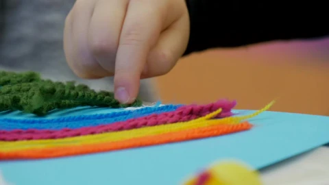 Stock Footage Woman Hands Working On Handwork At School Live Wallpaper Free - Wallpaper Wallpaper