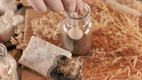 Stock Footage Woman Mixing Ingredients To Make Sope Live Wallpaper Free - Live Wallpaper