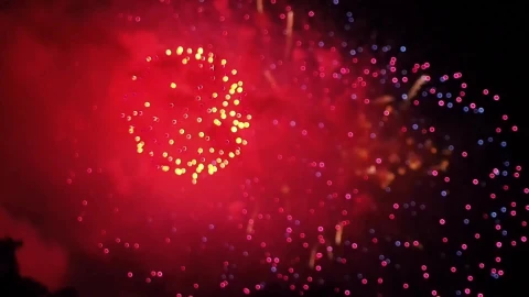 Blurry Fireworks Show Video Live Wallpaper - Live Wallpaper