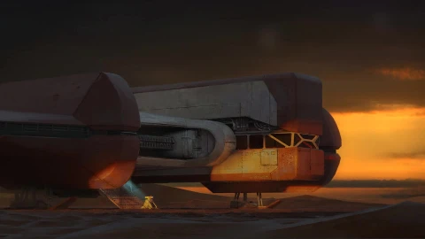 Ebon Hawk Star Wars Knights of The Old Republic Live Wallpaper - Wars Wallpaper