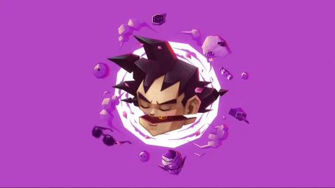 Dragon Ball Goku Purple Live Wallpaper Anime - Live Wallpaper