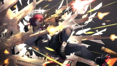 Arknights Exusiai Anime Guns Live Wallpaper - Live Wallpaper
