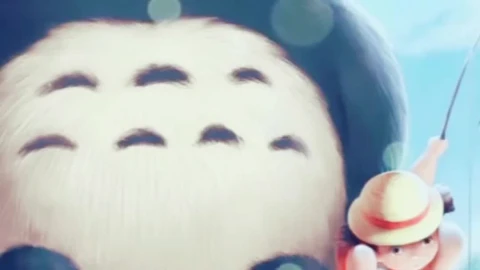 iPhone and Android Cute Totoro Anime Phone Live Wallpaper - Jack o lantern Wallpaper