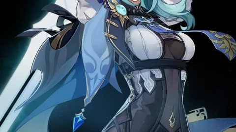 Genshin Impact Eula Mobile Anime iPhone Wallpaper - Jack o lantern Wallpaper