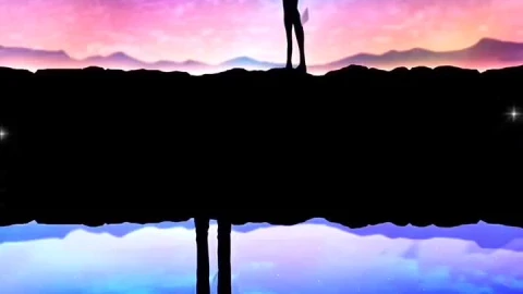 Cool Girl And Starry Sky Free Live Phone Wallpaper animated wallpaper preview