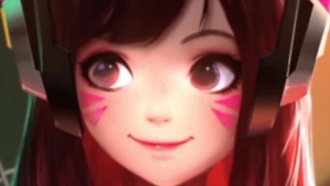 Live Phone DVa Smiling Overwatch Wallpaper To iPhone And Android - Live desktop wallpaper Wallpaper