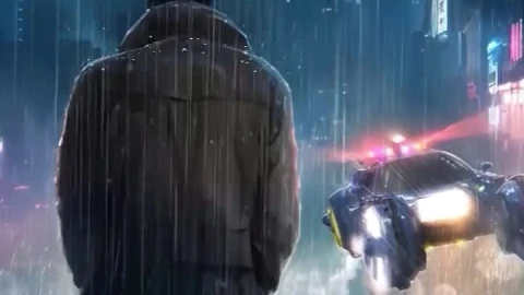 iPhone and Android Joe K Standing In The Rain Blade Runner 2049 Phone Live Wallpaper - Live desktop wallpaper Wallpaper