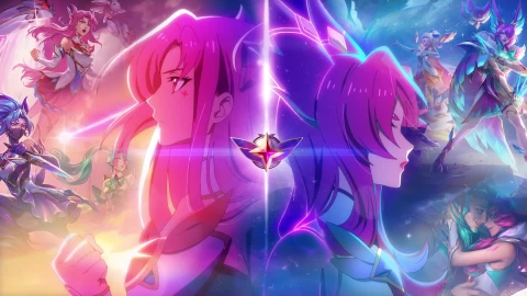 Star Guardian 2022 Kaisa & Xayah Loop Live Wallpaper animated wallpaper preview