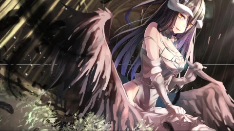 Albedo Overlord Live Wallpaper Anime animated wallpaper preview