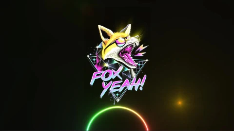 Retro Fox Live Wallpaper animated wallpaper preview