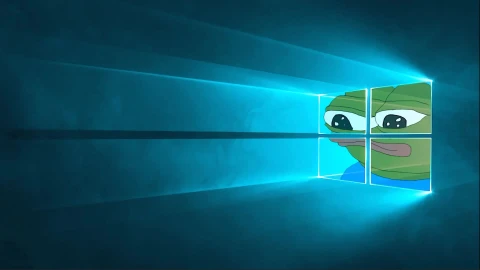 Rainbow Pepe Windows Live Wallpaper animated wallpaper preview