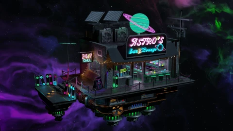 Space Bar 4K Live Wallpaper animated wallpaper preview