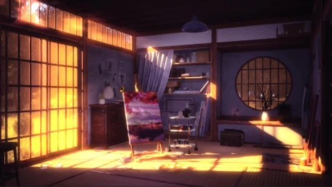Atelier Art Studio Live Wallpaper animated wallpaper preview