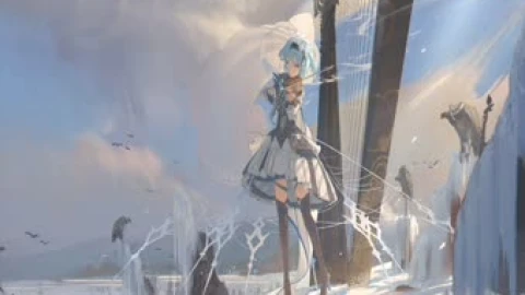 Eula Playing Violin Genshin Impact Live Wallpaper PC – Free Live Wallpaper