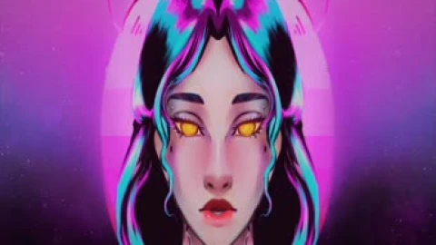 Cyberpunk Retro Girl Live Wallpaper – Free Live Wallpaper